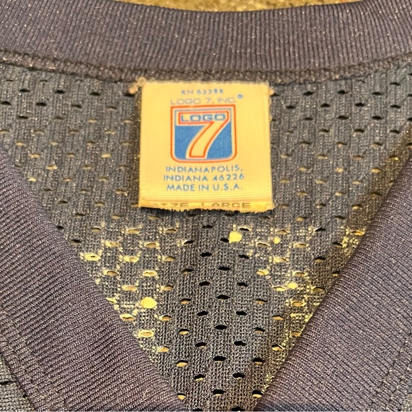 Vintage Dallas Cowboys Troy Aikman #8 Logo 7 Jersey Large (46-48) NFL 90's - Picture 4 of 4